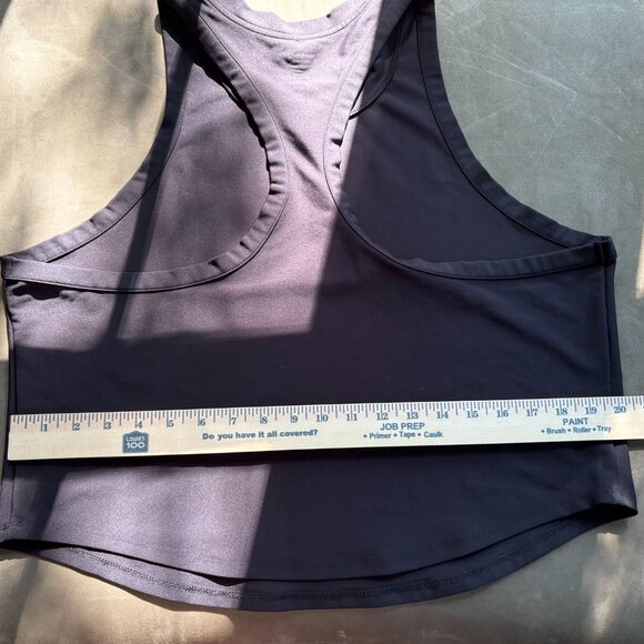 Old Navy Active PowerSoft Women's XXL Cropped Tank Black Workout Active Running - Picture 6 of 7